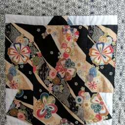 Japanese Patchwork Wall Hanging, 64x91cm - thumbnail 4