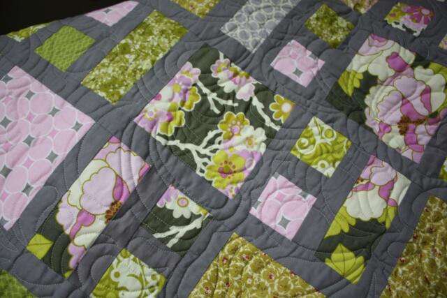 Twin Size Quilt, Modern Twin Blanket, Bedding Comforter, Lottie Da By Heather Bailey - image 1