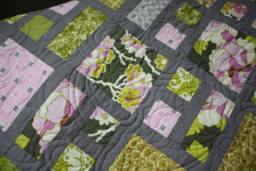 Twin Size Quilt, Modern Twin Blanket, Bedding Comforter, Lottie Da By Heather Bailey - thumbnail 1