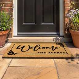 Personalised Family Name Doormat - Custom Welcome Mat - thumbnail 2