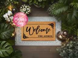 Personalised Family Name Doormat - Custom Welcome Mat - thumbnail 1