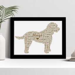 Personalised Cockapoo Word Art Print, Custom Wall Framed Picture Gift Nl - thumbnail 2