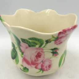 Small Planter in June Rose Design By Heron Cross Pottery - thumbnail 2