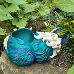 Verdant Prowler Vulpin Planter 18cm X 14cm 10cm 3D Printed Figure - thumbnail 3