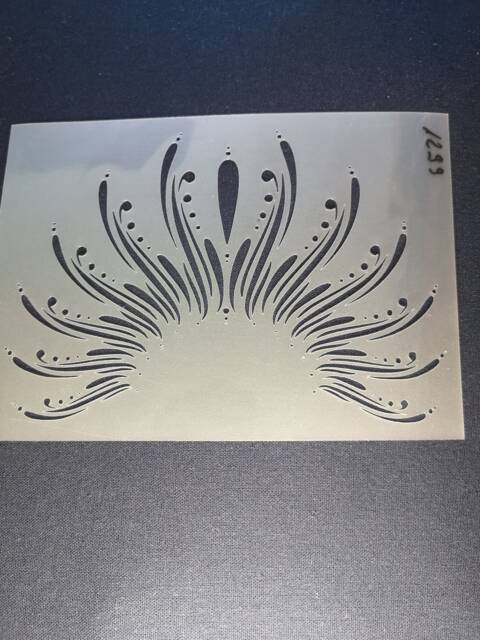 Sunrise Stencil, Flexible, Reusable, 125Micron, Wall Decor, Home Decor, Furniture Painting, Card Making, Craft Stencil From Bitofeverythingbyb