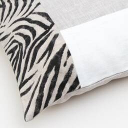 Zebra Cushion Cover 18x18 Pillow Covers, Color Block Cases Linen Throw Cover, Scandinavian Case Decorative Sham - thumbnail 3