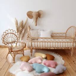 "Linen Cloud Pillow ""Powder Pink" - thumbnail 4