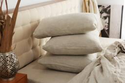 Linen Pillowcase Pillowcases Natural Bed Linens Gift Linen Pillow Cover - thumbnail 1