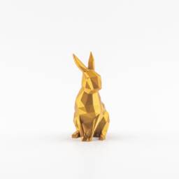 Deco Rabbit For Z. B. Easter Made Of Sustainable Plastic/3D Printing Low Poly Animal Figure Statue Gift Decorative Items - thumbnail 1