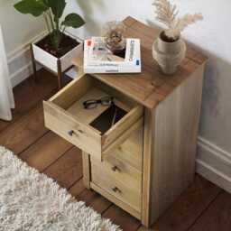 Chest Of Drawers Narrow Side Table 5 Drawer Storage Organizer, Bedroom Furniture - thumbnail 3