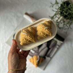 Croissant Candle - Handmade Soy Wax Foodie Decor - thumbnail 4