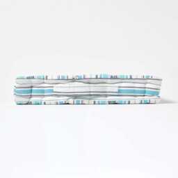 Cotton Striped Floor Cushion Seat Pad Large Boho Chair - thumbnail 4