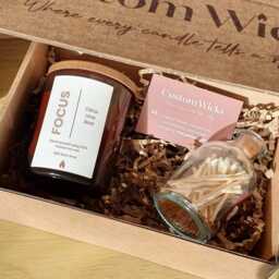 Well-Being Focus Candle - Energising Aromatherapy Scented Soy Wax For Concentration, Mental Clarity & Productivity - thumbnail 2