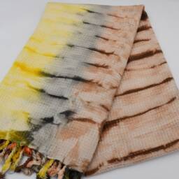 Turkish Towel, Dye Beach Towel, Colorful Towel, Turkish Peshtemal, 38''x65 - thumbnail 4
