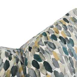 Romo - Orrin Eucalyptus Contemporary Grey Painterly Velvet Cushion Cover Handmade Throw Pillow Designer Home D??cor - thumbnail 3