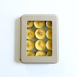 Citrus Soy Tealight Candles Hand Poured With Calendula - Set Of 12 - thumbnail 1