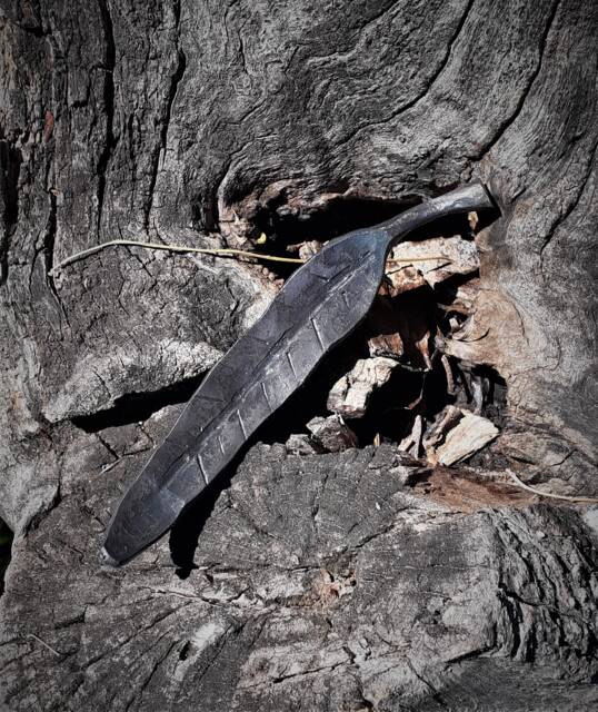 Hand Forged Leaf - image 1