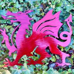 Red Welsh Dragon Metal Wall Art Gift Y Ddraig Goch Cymru Flag Decor Wales Present Memorial Celtic Plaque Christmas 40-60cm - thumbnail 3