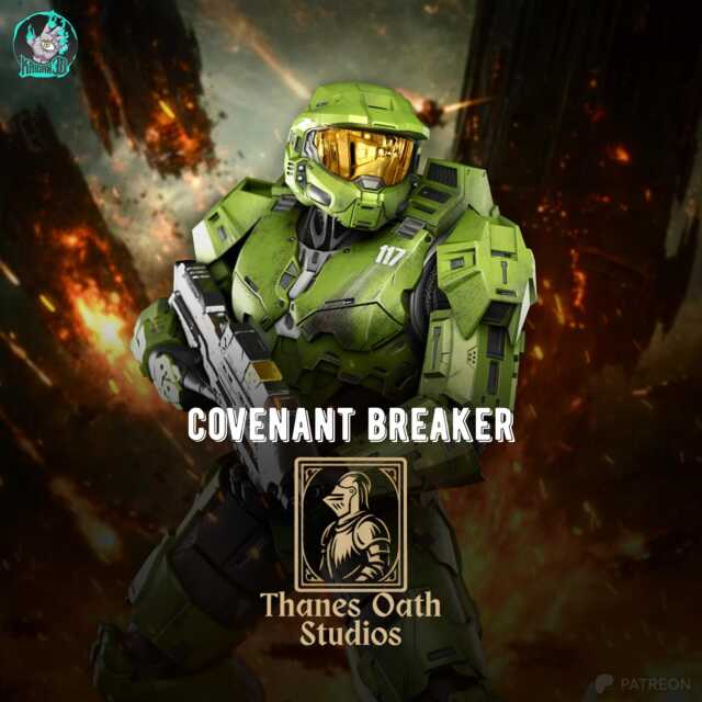 Covenant Breaker - Sci-Fi Super Soldier Last Defender Master Chief Resin Figure 16K - image 1