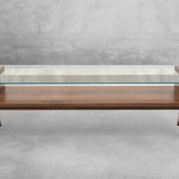 Handmade Pierre Jeanneret Inspired Coffee Table - Reclaimed Teakwood - thumbnail 2
