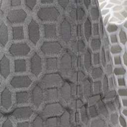 Iliv Graphite Honeycomb Cushion Cover Geometric Double Sided Modern Sofa Bed Pillow Cover - thumbnail 3