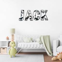 Dinosaur Name Sign - Letters Personalised Custom Decor Theme Wall Art - thumbnail 2