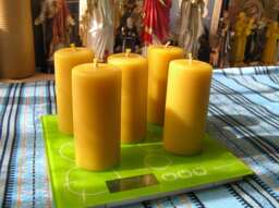 Beeswax Pillar Candles, Candles Pillars, Long Lasting Candle, Catholic For Dad, Gifts - thumbnail 1