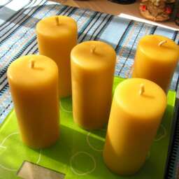 Beeswax Pillar Candles, Candles Pillars, Long Lasting Candle, Catholic For Dad, Gifts - thumbnail 2