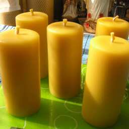 Beeswax Pillar Candles, Candles Pillars, Long Lasting Candle, Catholic For Dad, Gifts - thumbnail 3