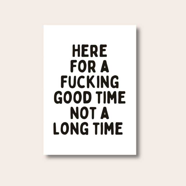 Typography Poster, Quote Text Good Times Print, Art Motivational Quotes, Modern Posters & Prints, Wall - image 1