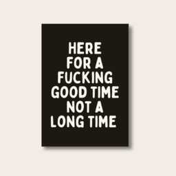 Typography Poster, Quote Text Good Times Print, Art Motivational Quotes, Modern Posters & Prints, Wall - thumbnail 2