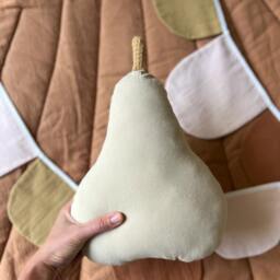 Fruit Cushion-Apple Cushion-Pear Cushion-Decor Cushion-Handmade Cushion-Kids Pillow-Nursery Decoration-Kids Room Decoration - thumbnail 1