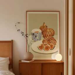 Coffee & Fig Poster, Kitchen Wall Art, Caf?? Print - thumbnail 2
