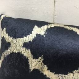 Handwoven Silk Ikat Lumbar Pillow Cover, Decorative Cushion - 10x24 - thumbnail 3