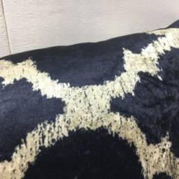 Handwoven Silk Ikat Lumbar Pillow Cover, Decorative Cushion - 10x24 - thumbnail 2