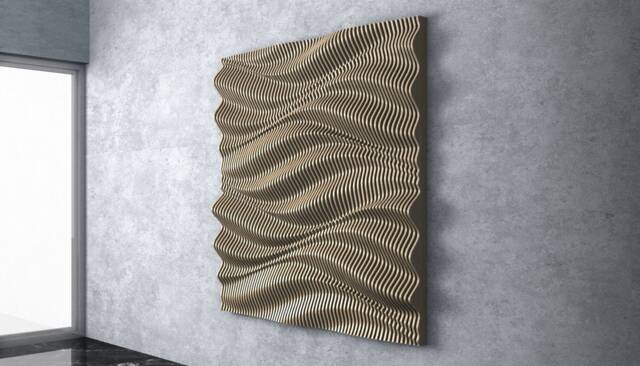 Parametric Wall Art [26] Cnc Files - Modern Wooden Panel Dxf Digital Download - image 1