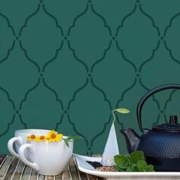 Moorish Delight Allover Stencil - Size Large Diy Wall Decor Better Than Wallpaper - thumbnail 1