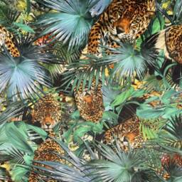 Cheetah Jungle Velvet Empire Lampshade, Coolie Ceiling Light Shade - thumbnail 2
