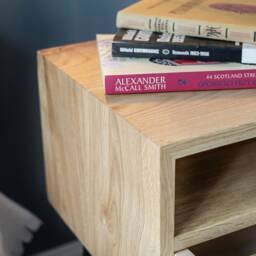 Solid Oak Nightstand/Bedside Table - thumbnail 4
