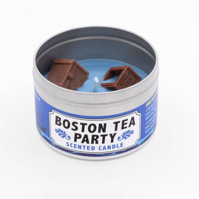 Boston Tea Party Scented Candle - Funny Gift For A History Teacher That Way They Can Learn About The - image 1