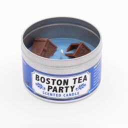 Boston Tea Party Scented Candle - Funny Gift For A History Teacher That Way They Can Learn About The - thumbnail 1
