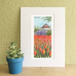 Cincinnati Zoo Reptile House Watercolor Print, Cincinnati, Ohio - thumbnail 2