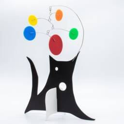 Abstract Cat Stabile Art Sculpture Modern Kinetic Mobile