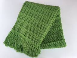Made-To-Order Crochet Blanket Soft Blanket, Acrylic Afghan, Custom Colors & Sizes