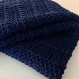 Made-To-Order Crochet Blanket Soft Blanket, Acrylic Afghan, Custom Colors & Sizes - thumbnail 2