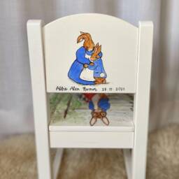 Personalized Boy's Chair - Hand-Painted Children's Gift - thumbnail 2