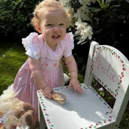 Personalized Boy's Chair - Hand-Painted Children's Gift - thumbnail 2