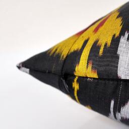 Hand Dyed Ikat Pillow Cover - thumbnail 4