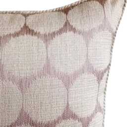 "Jacquard Silk Beige Couch Pillow Cover 16""x16" - thumbnail 3