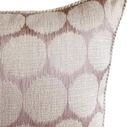 "Jacquard Silk Beige Couch Pillow Cover 16""x16" - thumbnail 3